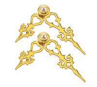 GETAJGHSD 2pcs Replacement Clock Hands Metal Bird Clock Parts Gold Vintage Style Easy Installation Universal Compatibility Home Decor