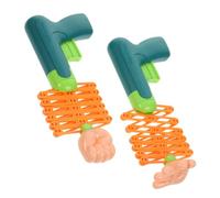 GETAJGHSD 2Pcs Retractable Fists Spring Prank Stress Relief Shooter for Party Fun Engaging Playthings for Boys and Lightweight Design