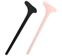 GETAJGHSD 2pcs Silicone Mascara Shield Eyeliner Guide Tool for Beginners with Curved Matte Design, Prevents Clumping and Separates Upper Lashes, for Ongoing Training and Eyeshadow