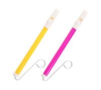 GETAJGHSD 2pcs Slide Whistles Wear Resistant Plastic Musical Whistles for Boys and Fun and Interesting for Developing Musical Skills and Creativity