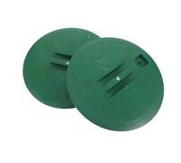 GETAJGHSD 2pcs Sprinkler Valve Box Cover Garden Water Valve Box Cover Plastic Round Lightweight Design Water Flow Control Lid for Farming Irrigation Projects and Remote Areas