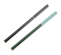 GETAJGHSD 2pcs Steel Calligraphy Brushes with Ink, Assorted Colour Portable Writing Brush Pens for Watercolor Painting and Writing, Sturdy and Does Not Shed Hair, Suitable for Beginners
