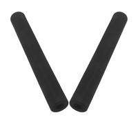 GETAJGHSD 2pcs Stroller Grip Cover Black Eva Foam Handlebar Protective Cover with Easy Installation and Comfort Restoration for Pushchair Stroller During Shopping Trips and Outings