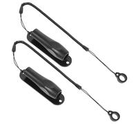 GETAJGHSD 2pcs Stylus Pen Lanyard with 23cm Retractable Spring Cord 8mm Silicone Ring Pen Holder Base - Anti-Lost Leash for Office and School Use