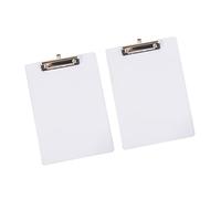 GETAJGHSD 2PCS Thickened Non Slip Writing Clipboards Transparent Document Organizers for Students Office Use for Homework Receipts Menus