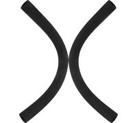 GETAJGHSD 2pcs Universal Stroller Handle Cover with Soft Sponge Grip, Black Protective Armrest Sleeve for Pushchair Handles, Comfortable Non-Slip Pram Bar Protector