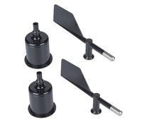 GETAJGHSD 2pcs Wind Anemometer Abs Plastic Shell Wind Direction Indicator Covers Replacement Parts for Outdoor Weather Vane