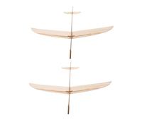 GETAJGHSD 2Pcs Wooden Flying Glider DIY Airplane Model for Outdoor Fun High Strength Wood Stable Flight for Painting Skill Development