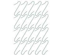 GETAJGHSD 300pcs Metal Christmas Ornament Hooks Mini Wire Hangers for Bulbs and Baubles Heavy Duty Decorative Tree Decoration Hanging Hooks Reusable for Holiday Craft Gift Display