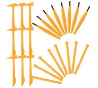 GETAJGHSD 30pcs Dinosaur Digging Tool Kit Complete Excavation Set with Hammers Brushes and Tools for Realistic Archaeological Experience for Young Explorers and Dinosaur Enthusiasts