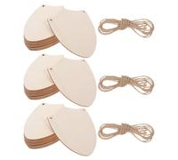 GETAJGHSD 30pcs Unfinished Wooden Shield Plaques with Smooth Surface, for Painting and DIY Craft Projects, for Stylish Presents and Holiday Wood Ornaments