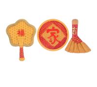 GETAJGHSD 3pcs Broom Whiteboard Magnets Kitchen Refrigerator Magnets with Long Serving Life and Surface Protection, for Housewarming and New Year Party Decorations