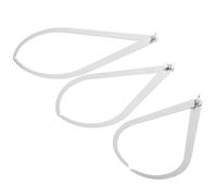 GETAJGHSD 3pcs Curved Stainless Steel outside Calipers Set 8"/10"/12" for Pottery Measuring, Clay Sculpting, Ceramic Craft Kit