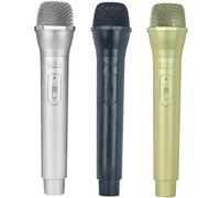 GETAJGHSD 3pcs Plastic Boys and Girls Microphone Toys Fake Stage Microphone Props Party Cosplay Toys Lightweight Design Easy to Carry