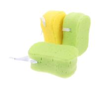 GETAJGHSD 3pcs Pu Bath Sponge Set for Bathroom Shower Ball Rich Foam and Promotes Healthy Skin, Exfoliating Body Scrubber Suitable for Gentle Daily Cleansing Random Color