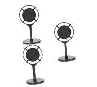 GETAJGHSD 3pcs Vintage Microphone Model Prop for Boys and Girls Retro Design Imitation Mic for Stage Parties and Themed Decor Lightweight Material for Pretend Play and Photography