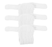 GETAJGHSD 3pcs White Cotton Newborn Diapers with Strong Absorbency and Washable Features, Reusable Cloth Diaper Pants and Boys Suitable for Travel and Indoor Use