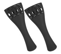 GETAJGHSD 4/4 Cello Tailpiece Carbon Fiber 2Pcs String Board Replacement with Fine Tuners for String Instruments and Accessories