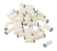 GETAJGHSD 48pcs Snooker Pool Cue Tips Replacement Kit with 4 Sizes 9mm 10mm 12mm 13mm Portable Plastic Pool Stick Tips for Seamless Replacement and Pregame Sessions