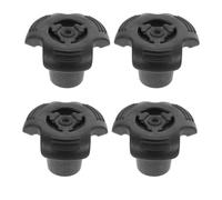 GETAJGHSD 4pcs Anti-Slip Crutch Stick Feet Cover with Metal Insert Rubber Protector for Hiking Poles and Walking Sticks Stable Non-Skid Leg Pads for Hard Floors Easy to Install Accessories