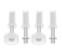 GETAJGHSD 4pcs Bi-fold Door Hardware Kit for Folding Cabinet and Wardrobe, Carbon Steel and Plastic Material with Enhanced Load Bearing and Noise Reduction Design, Suitable for Home Use
