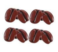 GETAJGHSD 4pcs Cute Bean Brooch Pin Metal Lapel Pins Adorable Brooch for Women Fashion Accessories for Backpack Sweater Handbag
