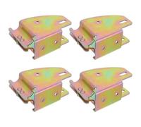 GETAJGHSD 4pcs E Track Wood Beam Socket Brackets, Aluminium Alloy Solid Beam Support with Damage Prevention, Suitable for Outdoor Maintenance and Villas Cargo Management