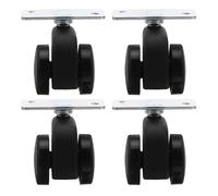 GETAJGHSD 4pcs Heavy Duty Furniture Casters with Brake, Universal Swivel Chair Wheels for Office Chairs, Study Stools, Workbench, Suitable for Carpet and Hardwood Floors