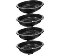 GETAJGHSD 4pcs Plastic Flower Pot Gardening Bonsai Container for Home and Balcony, Oval Shape with Breathable Design, Workmanship, Improving Survival Rate, Simple but Practical Style