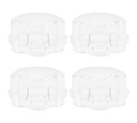 GETAJGHSD 4pcs Proof Stove Knob Covers for Gas Knob and Oven Burner, Plastic Safety Covers to Prevent Residential Fire, Easy to Install Kitchen Safety Guard and Pets