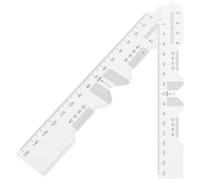 GETAJGHSD 4pcs Pupillary Distance Measuring Ruler Set Lightweight Pvc Pd Ruler for Professional and Regular Users Userfriendly Pupil Distance Measurement Tool for On-the-go Eye Care