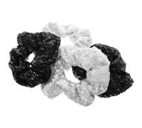 GETAJGHSD 4pcs Sequin Hair Scrunchies for Comfortable Elastic Band and Secure Hold, Assorted Colour Fabric Hair Accessories Featuring Shiny Mermaid Sequin Design for Holiday Decorations