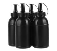 GETAJGHSD 4pcs Splatter Ball Bottle 400ML Water Refill Beads Bottles Liquid Container Refill Splatter Container Accessories Holder Plastic Black