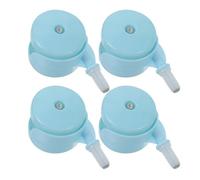 GETAJGHSD 4pcs Swivel Casters Wheels Replacement Quiet Operation Trolley Wheel Casters for Stroller Indoor Use Front Back Furniture