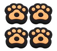 GETAJGHSD 4Pcs Tennis Vibration Dampeners: Silicone Shock Absorbers for Racket String, Paw Design Tennis Dampener Racquet String Damping for Training and Game