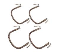 GETAJGHSD 4pcs U-Shape Rattan Woven Teapot Handles Replacement for Ceramic Pots with Iron Frame, Heat-Resistant Comfortable Grip and Easy Installation, for Home and Restaurants