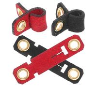 GETAJGHSD 4pcs Velvet Bird Harness Leash Lightweight Construction with Safety Clips Adjustable Foot Rings for Parrot Pigeon Training Outdoors