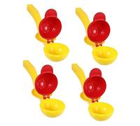 GETAJGHSD 4Pcs Winter Snow Launchers for Outdoor Fun Clip Plaything for Snow Fights Safe Material Engaging Winter Activity Random Color