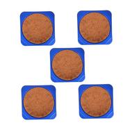 GETAJGHSD 5 Sets Plastic Bird Nesting Bowls with Soft Mats for Pigeons and Birds Antitipping Egg Incubation Basins Washable Durable Breeding Nests for Comfortable Hatching Environment