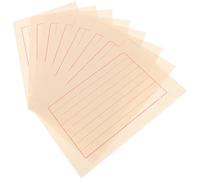 GETAJGHSD 50 Sheets Chinese Calligraphy Writing Paper Beige Multi-functional Paper Suitable for Ink Use for Calligraphy Art and Beginners Practice