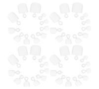 GETAJGHSD 504pcs Full Cover Toenail Tips Abs Material Not Easy to Deform Not Easy to Break French Tip False Nails for Women for Dating and Nail Salon Use