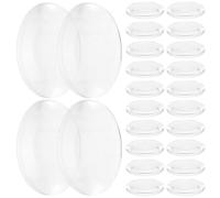 GETAJGHSD 50Pcs 25Mm Double Convex Lens Optical Physics Teaching Tools Science Experiment Learning Aids for DIY Projects and Laboratory Use