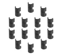 GETAJGHSD 50pcs Plastic Wire Shelf Locking Clips for 16mm 5/8" Post, Universal Fit and Easy Installation, Replacement Shelf Clips for Plant Stands and Display Racks, for Organizing Garage