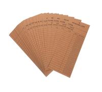 GETAJGHSD 50pcs Reading List Paper Bookmarks Sturdy Kraft Paper Library Book Cards with Hole Tear Resistant Book Tracker for Students Readers Writers Portable Literary Supplies Organizer
