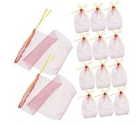 GETAJGHSD 50pcs Reusable Mesh Grocery Bags Portable Organic Produce Storage Net Tote for Fruits Vegetables and Onions Washable Handle Shopping Handbag