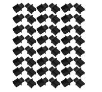 GETAJGHSD 50pcs Silicone Ethernet Port Dust Plug Cover for Computer Network Port Black with Easy Installation and Organised Protection