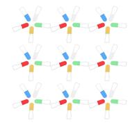 GETAJGHSD 50pcs Tamper Proof Security Tags Plastic Wire Padlock Seals for Packaging and Footwear with Sturdy Pp and Metal Construction Suitable for Sample Management and Interwarehouse