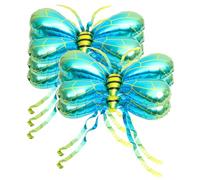 GETAJGHSD 5pcs Bee Wing Shaped Inflatable Balloons Aluminum Film Party Decorations Female Costume Wing Balloon for Birthdays and Cosplay Events Lightweight DIY Craft Props