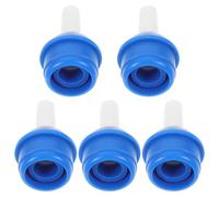GETAJGHSD 5Pcs Blue Plastic Desoldering Pump Nozzle Tips, High Temperature Resistant Replacement Solder Sucker Attachments for Electronics Repair and Soldering Equipment