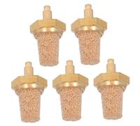 GETAJGHSD 5pcs Brass Nozzle Muffler for Fog Machines Air Tool Silencer Filter Fitting Quick Replacement Copper Filter for Oil Pipes Easy Installation Compatible with Various Models